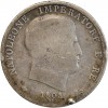 2 Lires Napoleon Imperator Italie Argent - Occupation Française