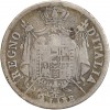 2 Lires Napoleon Imperator Italie Argent - Occupation Française