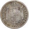 2 Lires Napoleon Imperator Italie Argent - Occupation Française