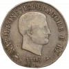 5 Lires Napoleon Imperator Italie Argent - Occupation Française