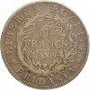5 Francs Gaule Subalpine Italie Argent - Piémont