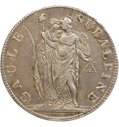 5 Francs Gaule Subalpine Italie Argent - Piémont