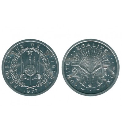 2 Francs djibouti