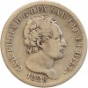 1 Lire Charles Felix Italie Argent - Sardaigne