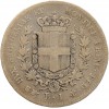 1 Lire Victor Emmanuel II Italie Argent Sardaigne