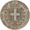 5 Lires Victor Emmanuel II - Italie Argent Sardaigne