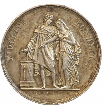Médaille de Mariage - Fidélité et Bonheur