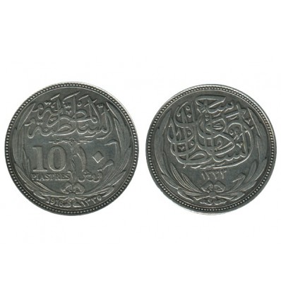 10 Piastres Egypte Argent