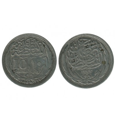 10 Piastres Egypte Argent