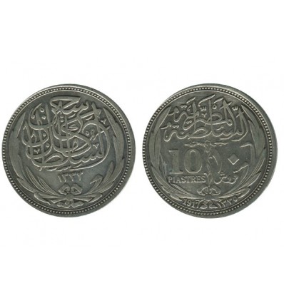 10 Piastres Egypte Argent