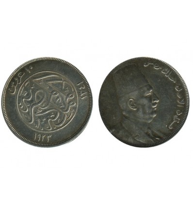 10 Piastres Egypte Argent