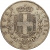 5 Lires Victor Emmanuel II Italie Argent - Italie Réunifiée