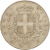 5 Lires Victor Emmanuel II Italie Argent - Italie Réunifiée