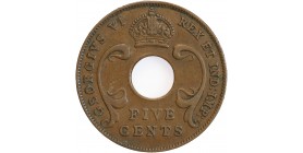 5 Cents - Afrique de l'Est Britanique