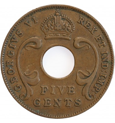5 Cents - Afrique de l'Est Britanique
