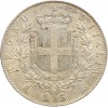 5 Lires Victor Emmanuel II - Italie Argent - Italie Réunifiée