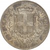 5 Lires Victor Emmanuel II - Italie Argent Italie Réunifée