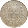 5 Lires Victor Emmanuel II Italie Argent - Italie Réunifiée