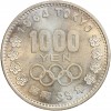 1000 Yen Jeux Olympiques 1964 Tokyo - Japon Argent