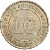 10 Cents Georges V Malaisie Argent