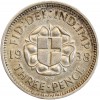 3 Pence Georges VI - Grande-Bretagne Argent