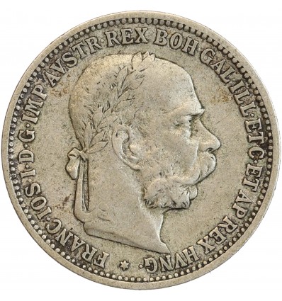 1 Couronne François-Joseph I - Hongrie Argent