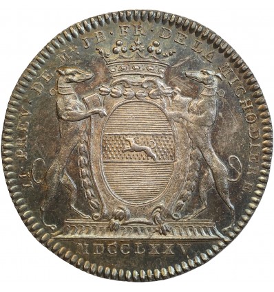 Jeton Noblesse J.B.F de la Michodière Paris Argent