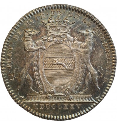 Jeton Noblesse J.B.F de la Michodière Paris Argent