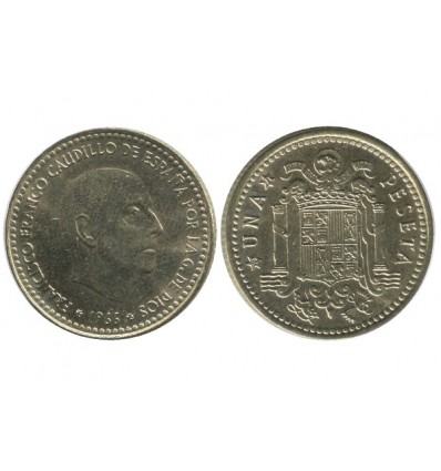 1 Peseta Franco Espagne