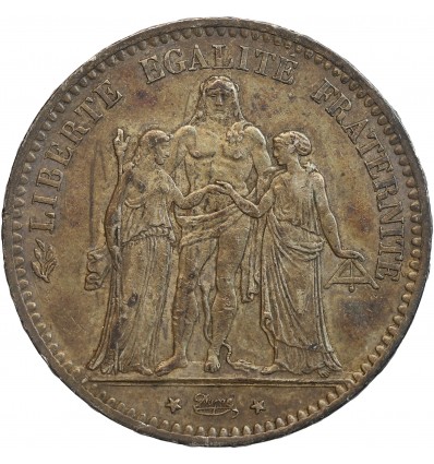 5 Francs Hercule Troisième République
