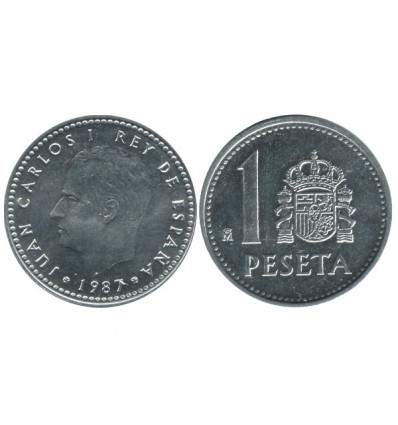 1 Peseta Juan Carlos Espagne