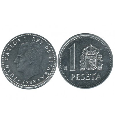 1 Peseta Juan Carlos Espagne