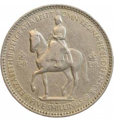 5 Shillings Sacre de la Reine - Grande Bretagne