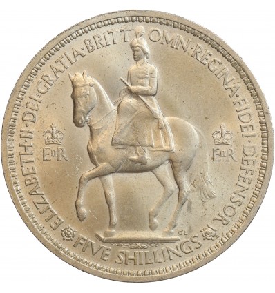 5 Shillings Sacre de la Reine - Grande Bretagne