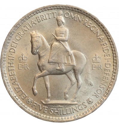 5 Shillings Sacre de la Reine - Grande Bretagne