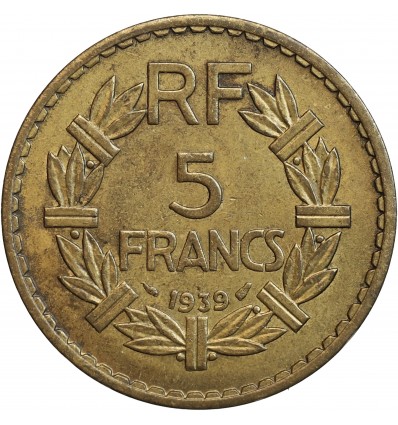 5 Francs Lavrillier Bronze Aluminium