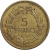 5 Francs Lavrillier Bronze Aluminium