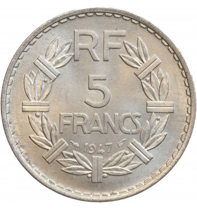 5 Francs Lavrillier Aluminium - Variété 9 Ouvert