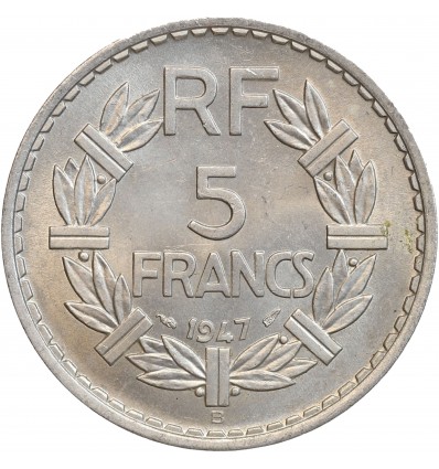 5 Francs Lavrillier Aluminium - Variété 9 Ouvert