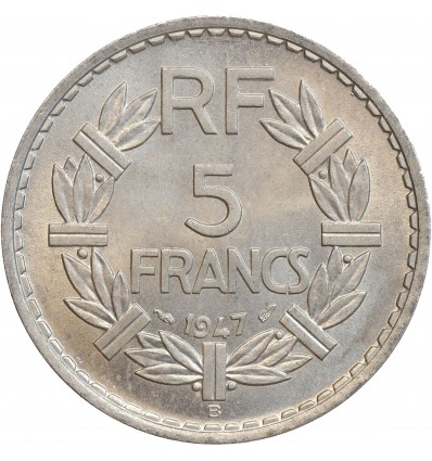5 Francs Lavrillier Aluminium - Variété 9 Ouvert