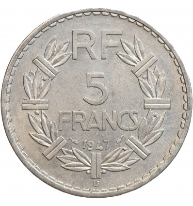 5 Francs Lavrillier Aluminium - Variété 9 Fermé