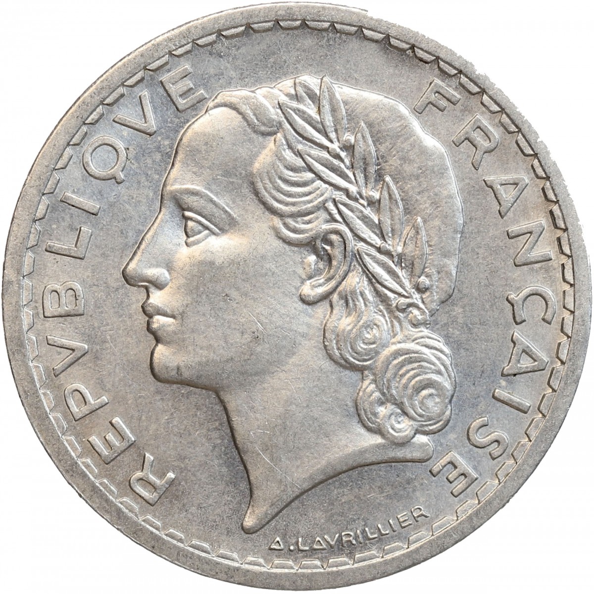 5 Francs Lavrillier 1945 9 Ferme