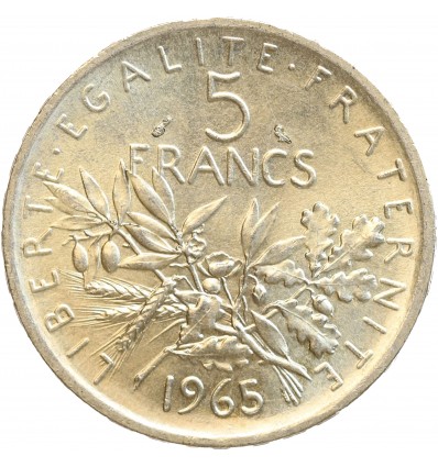 5 Francs Semeuse Argent