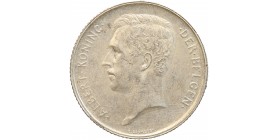 1 Franc Albert Ier Légende Flamande - Belgique Argent
