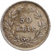 50 Reis Louis Ier - Portugal Argent