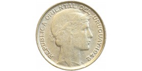 20 Centimes - Uruguay Argent