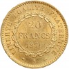 20 Francs Génie Troisième République