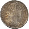 Jeton Late Cuncta Profundit Louis XV Buste Nu Frappe Médaille Argent