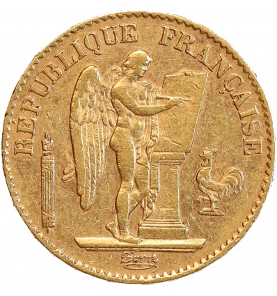 20 Francs Génie Troisième Republique