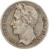 5 Francs Léopold Ier Tête Laurée - Belgique Argent